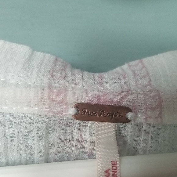 Free People Amanda's printed blouse sz M - Picture 2 of 5